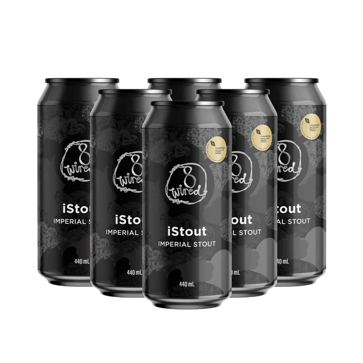 iStout - Imperial Stout 10% - 440ml Cans – 8 Wired Brewing