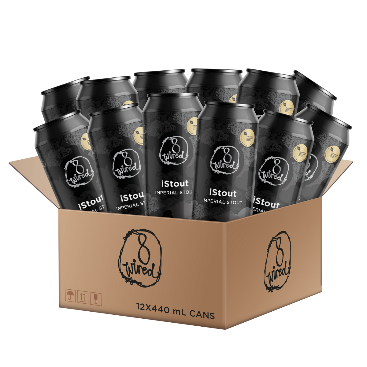 iStout - Imperial Stout 10% - 440ml Cans – 8 Wired Brewing