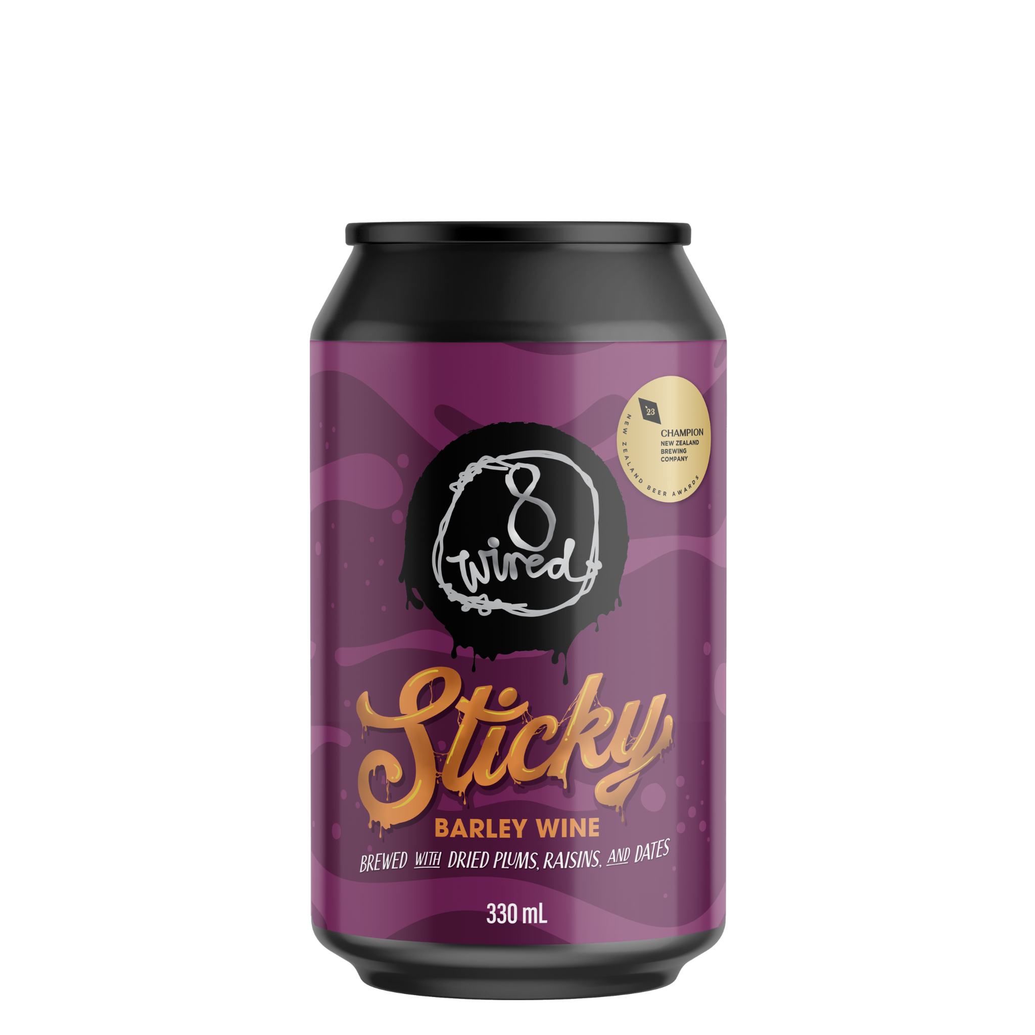 Sticky - Barley Wine 12% - 330ml Cans – 8 Wired Brewing